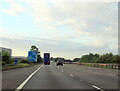 Junction 11 exit on the M40 motorway southbound