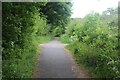 Brunel Trail near bend in minor road