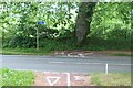 Cycle lane crossing highway, Boltonhill