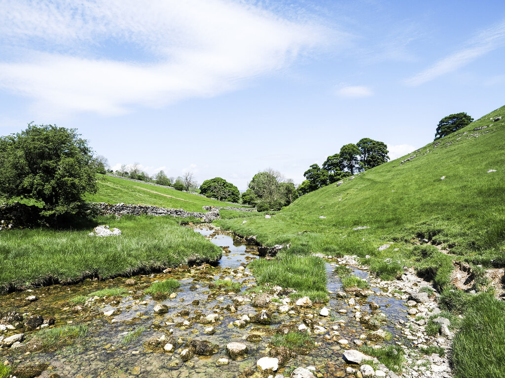 Stream And Path Almost Merging © Trevor Littlewood Cc-by-sa/2.0 ...