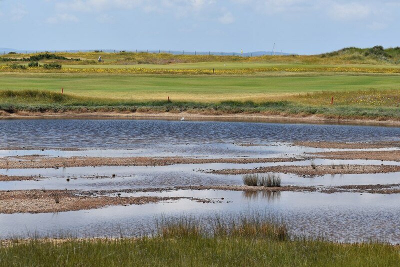 Marshland and golf course on Sinah... © David Martin cc-by-sa/2.0 ...