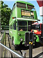 Preserved AEC Regent III bus in High Wycombe Bus Station