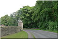 SK5512 : Boundary-wall tower, Hall Farm, Swithland by Tim Heaton