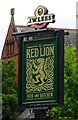 Sign for the Red Lion, Withington, Manchester M20