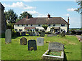 Houses with church view, Holwell