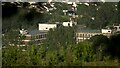 Solar panels on the roofs of the North Devon District Hospital