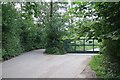 Gate on Stubpond Lane