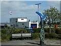 Sustrans mile marker, Castle Dyke Street, Flint