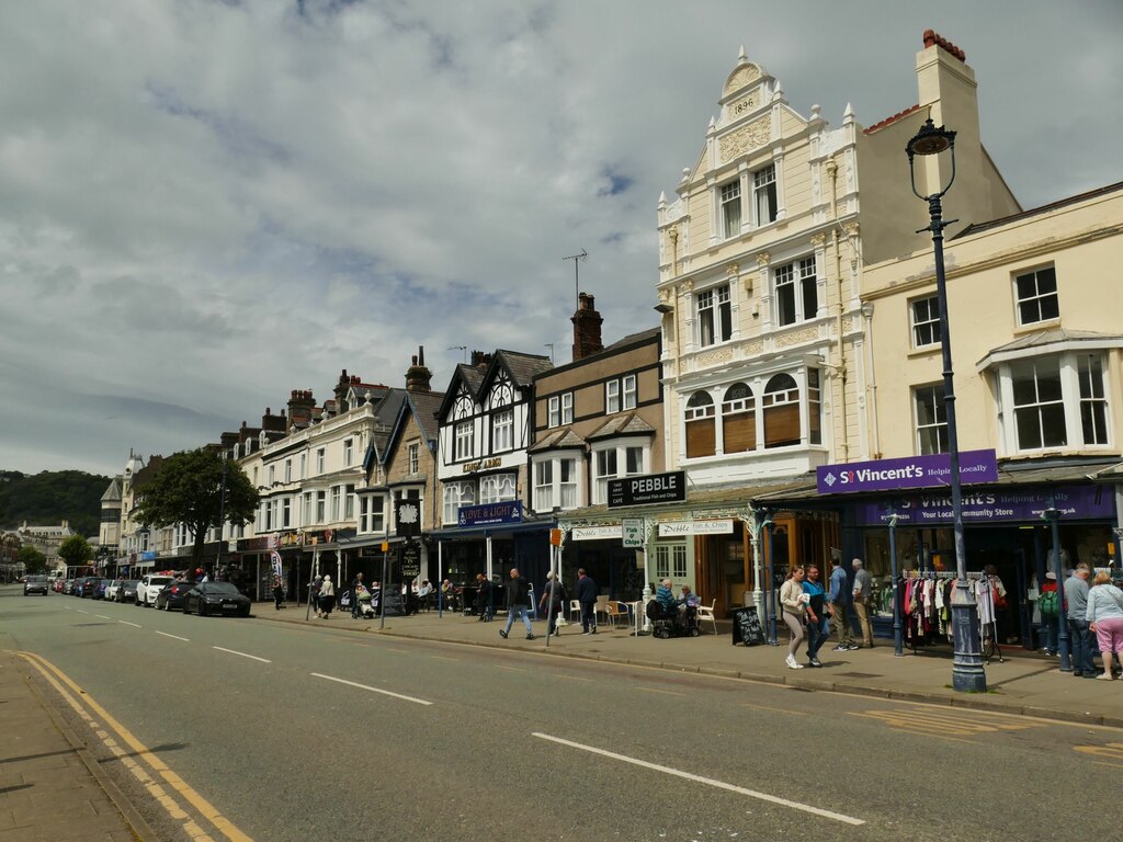 Buildings on the north side of Mostyn... © Stephen Craven cc-by-sa/2.0 ...