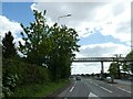 Footbridge over A41, Upton, leading to playing firlds