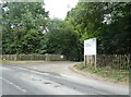 Entrance to Cliveden Woodlands Car Park