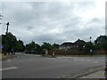 Mini roundabout seen from Poundfield Lane