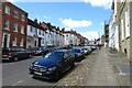 Parked cars on Broad Street