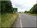 A53 heading west approaching Espley Roundabout