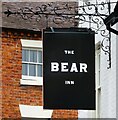 Sign for the Bear Inn, Hodnet