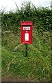 Elizabeth II postbox on Wood Lane, Marchamley