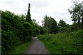 Cycle path approaching Lewis Square