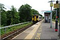 Southbound train at Trefforest Estate