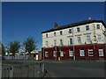 Ghost name on former Meadows Hotel, Birkenhead Park