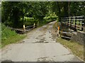 Footbridge and road bridge below Wern-wyn farm