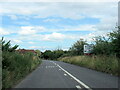 The A360 north approaching junction for Erlestoke