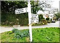 Direction Sign - Signpost in Lerryn