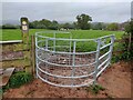 Kissing gate along the Wassell Wood Circular Walk