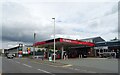 Service station on Llanidloes Road (A4811), Newtown