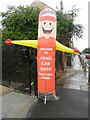 Inflatable man at Hand Car Wash, Harehills Lane