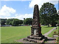 Wiveliscombe war memorial in the park