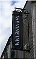 Sign for the Vine Inn, Burslem