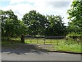 Field entrance off the A53