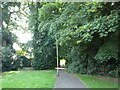 Public footpath off Regina Crescent