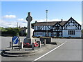 The memorial at the Cross Hands junction