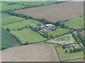 Earthworks on fields, Holton Road, Tetney: aerial 2024