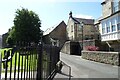 Houses along Churchyard