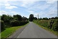 Road passing York Road Farm