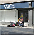 Busker, Baxtergate, Whitby