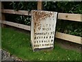 Old Milepost by the A540, opposite Newlands Farm