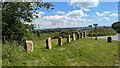 A row of stones near Lanivet