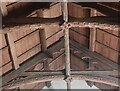 Veryan - Church of St Symphorian - roof carving detail