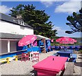 Café at former Pendower Beach House Hotel