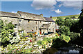 Properties on north side of Killhope Burn