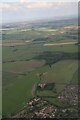 Across Keelby to Suddle Wood: aerial 2024