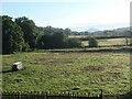 Earthworks on the site of an earlier Langley Hall