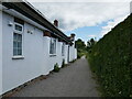 Footpath alongside the Village Hall, Harvington