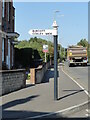 Direction Sign - Signpost by the A39 in Coxley