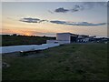 Sunset over Blyth Battery