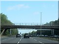 Churchill Rad bridge over the M6 Motorway northbound