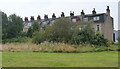 Houses on Lord Street seen from Dearne Valley Country Park, Barnsley